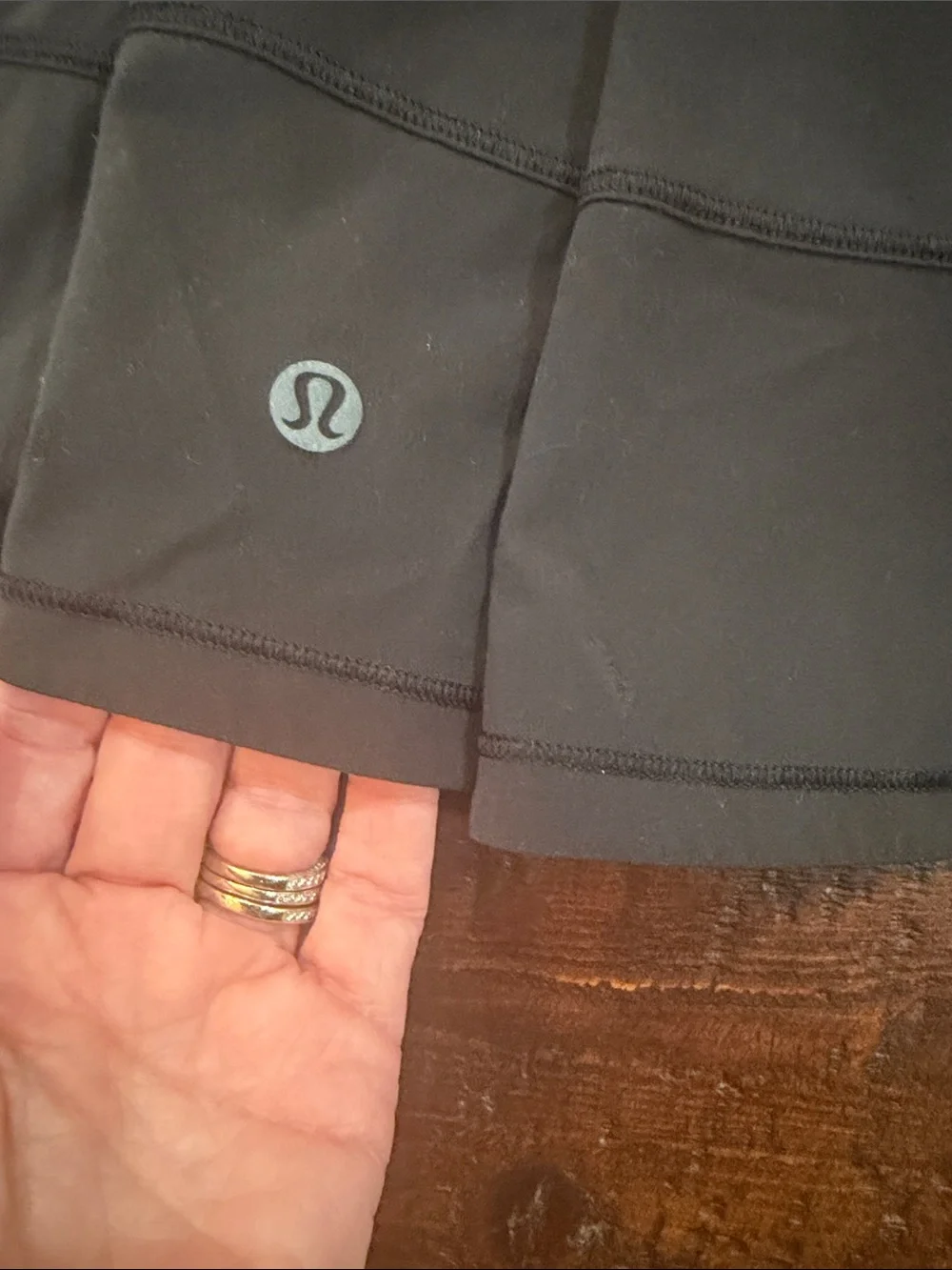 Lululemon Pace Rival Skirt Black Tennis Golf Athleisure Skort Size 6⁠